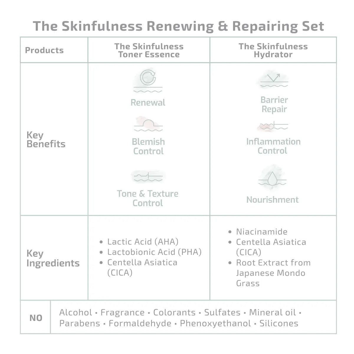 The Skinfulness Renewing & Repairing Set